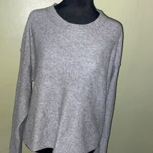 Free people grey cashmere sweater